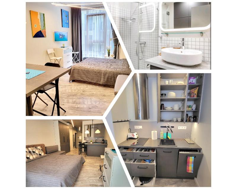 HaPPy Inn Laime Studio, Self Check-In-24-7, A-C, Parking-in-the-underground-Garage — отель с удобным расположением в Вильнюсе