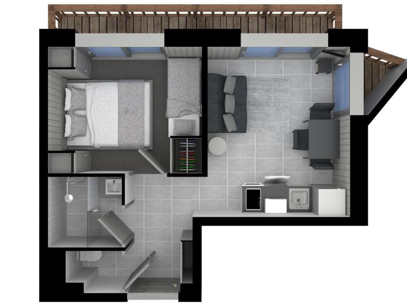 Appartement cosy, design, renove, en centre-ville avec grande chambre a Courchevel Moriond - FR-1-563-44 — забронировать отель в Куршевеле