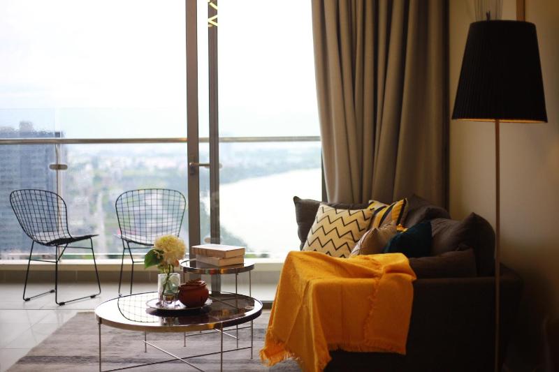 €•€• Lux Riverview 2brs #diamondisland — отель с удобствами в Хошимине