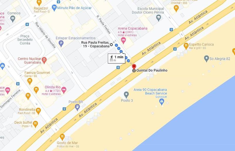 PF12 - Studio a 1 minuto da praia de Copacabana — забронировать отель в Рио