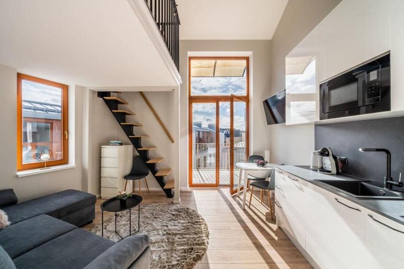 NEW Loft with rooftop terrace in the Old Town Riga — забронировать отель в риге