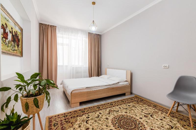 Apartamenty v ZK Vernyj vdol' reki Bol'saa Almatinka — комфортный отель в Алматы
