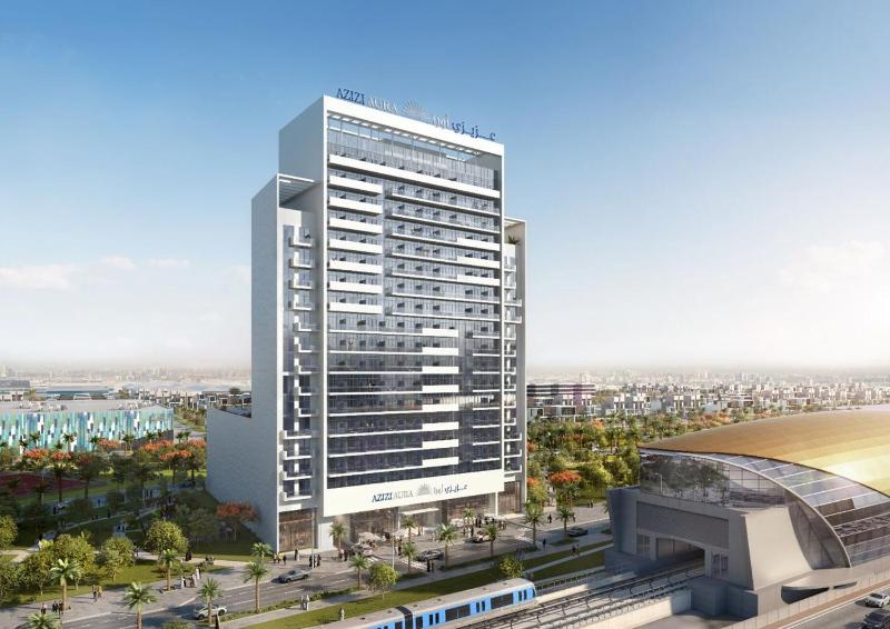 Cozy Studio In front of Metro Stn - Access to Gym & Pool - Aura Azizi — комфортный отель в Дубае