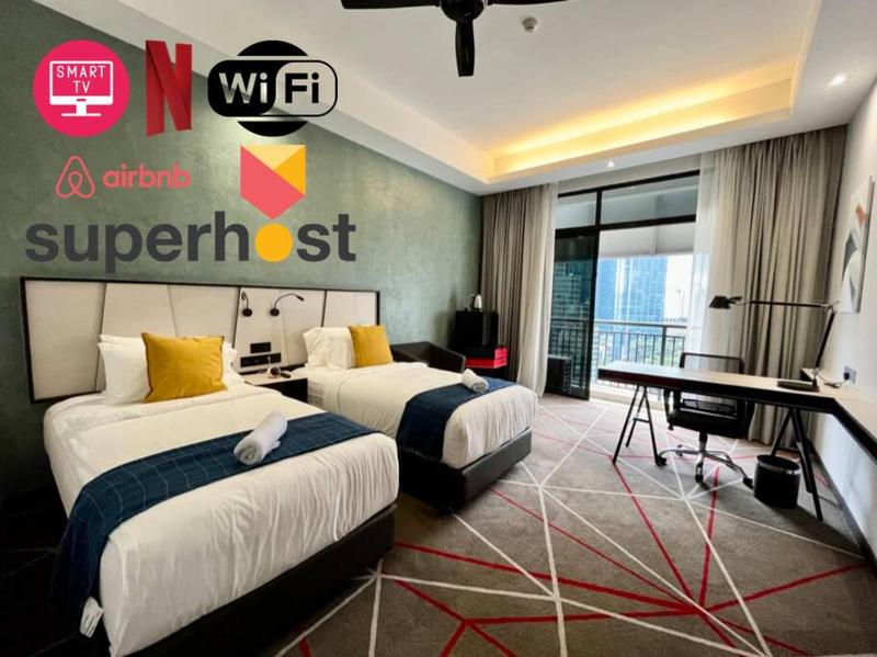 Цены на #23 KL towel view twin bed suites @ infinity pool в Куала-Лумпуре