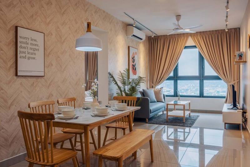 NEW! Cozy Muji 3BR near Sunway Velocity near AEON Maluri MRT — забронировать отель в Куала-Лумпуре