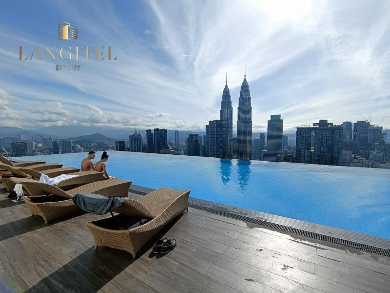 Platinum 2 KLCC NewLuxuryCondo By Langitel with InfinityCityView SwimmingPool — комфортный отель в Куала-Лумпуре
