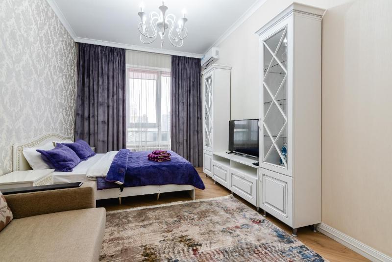 ZK GAGARIN PARK 1 komn Apartamenty — забронировать отель в Алматы