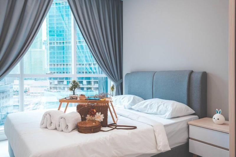 Binjai 8- 3beds Family Suite#7min to KLCC#Netflix — отель с удобствами в Куала-Лумпуре
