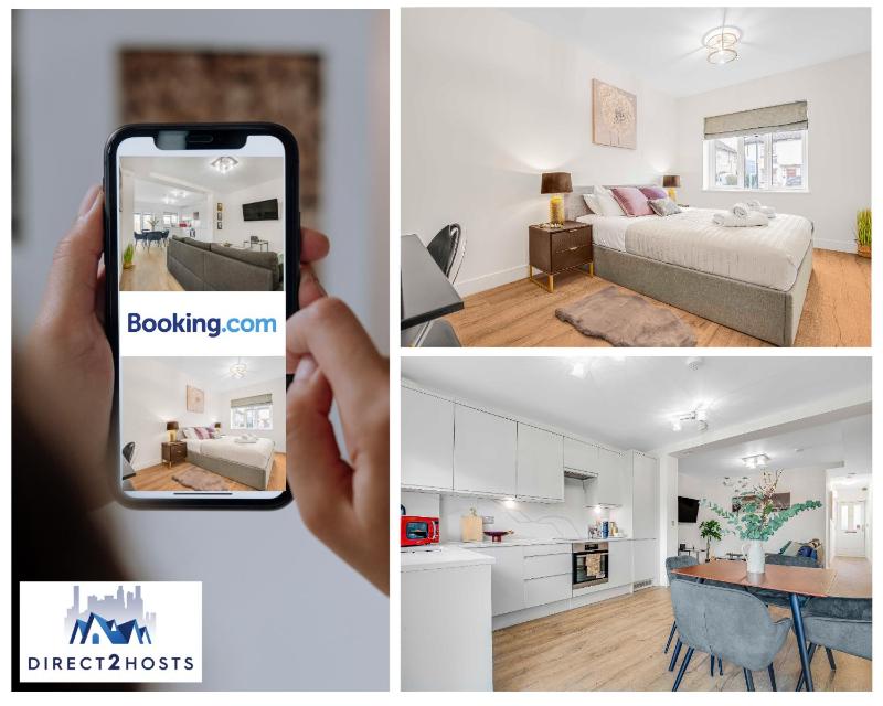 Stylish Two Bedroom Apartments by Direct2hosts Short Lets West London Oasis With Workspace & Long Stays — забронировать отель в Лондоне