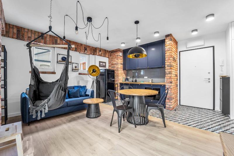 Vistula Loft Blue Apartment — отель с удобным расположением в Варшаве