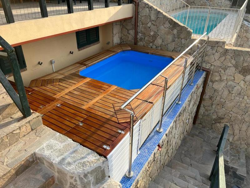 Villa Gaia a Torre delle Stelle - Piscina vista mare