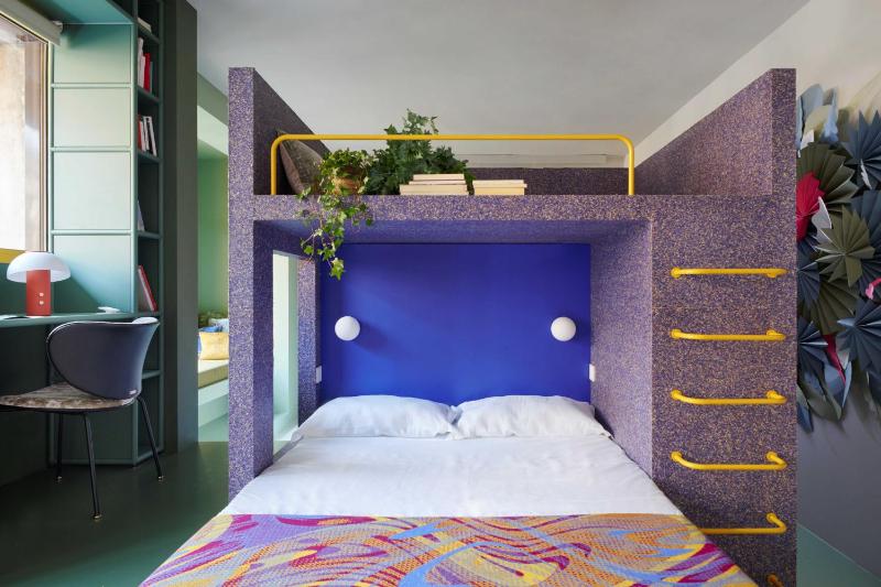 Easylife - Colorato studio con terrazzo — забронировать отель в Милане