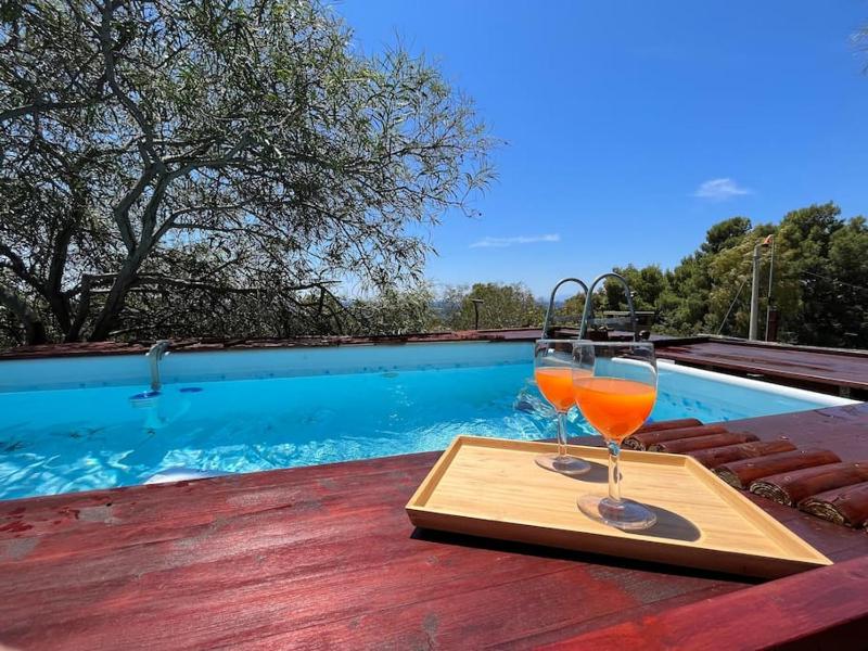 Villa con piscina a Terra Mala - Lussuosa vista mare