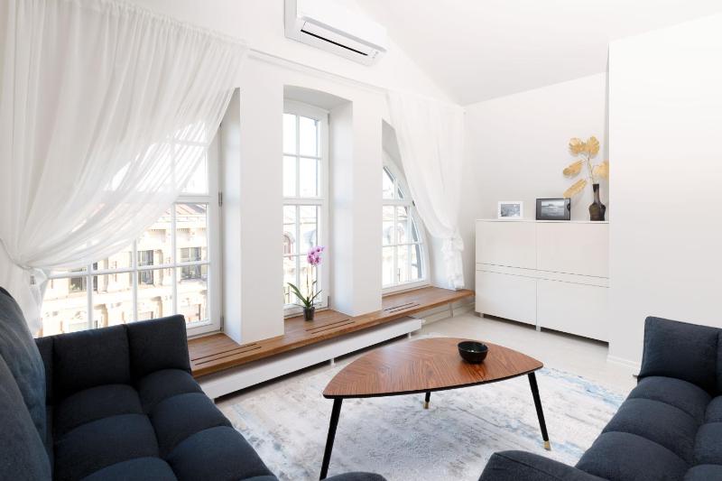 Bright attic flat in the centre — отель с удобствами в риге