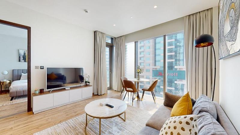 Primestay - Jumeirah Living Marina Gate 1BR Prime Location with Waterfront Views Direct access to Marina Walk — комфортный отель в Дубае