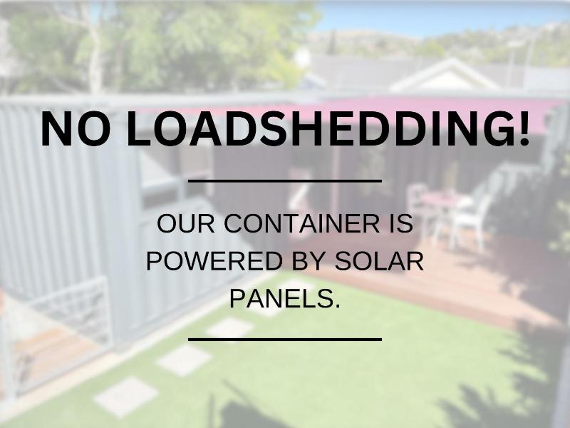 Stylish Container Suburbs Living - No Loadshedding! — отзывы гостей и цены