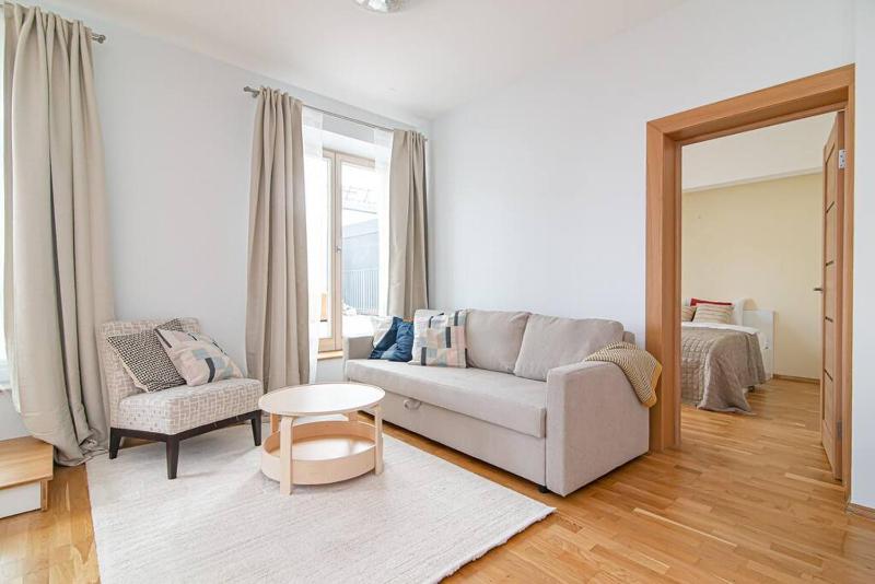 #stayhere - Spacious 1BDR with terrace in Paupys — забронировать отель в Вильнюсе
