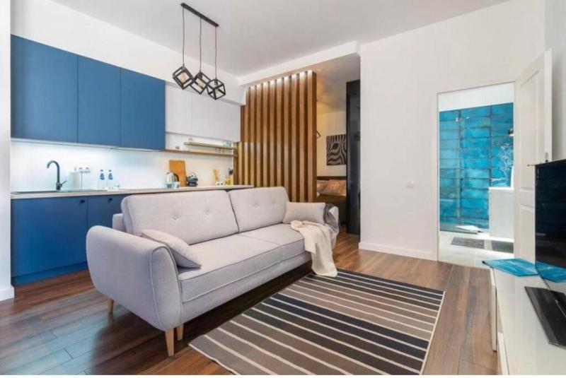 Modern apartment with GYM,TERRACE and GREAT location — комфортный отель в Варшаве