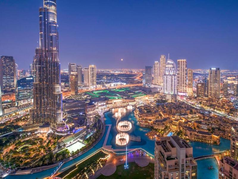 FIRST CLASS 3BR with full BURJ KHALIFA and FOUNTAIN VIEW — отель с удобным расположением в Дубае