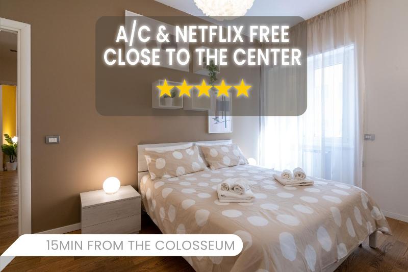 -15min dal Colosseo- Aria condizionata & Netflix Gratis — отель в Риме, Италия