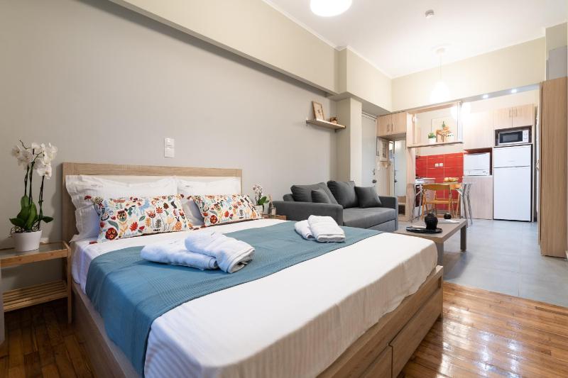 Koukaki Studio Apt 5' walking to Acropolis — комфортный отель в Афины