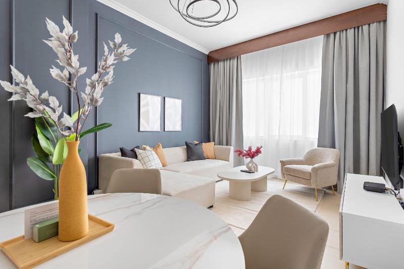 Silkhaus Aesthetic Pool Gym 1BDR Art Residence — отель с удобным расположением в Дубае