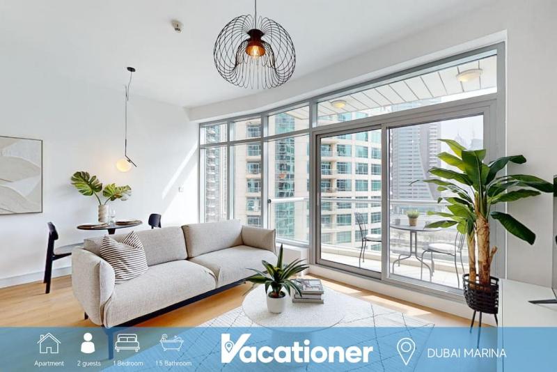 Fairfield Tower - Chic One Bed with Marina View — забронировать отель в Дубае