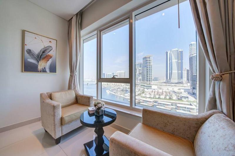 Spacious Studio with Canal View l Business Bay — отель с удобным расположением в Дубае