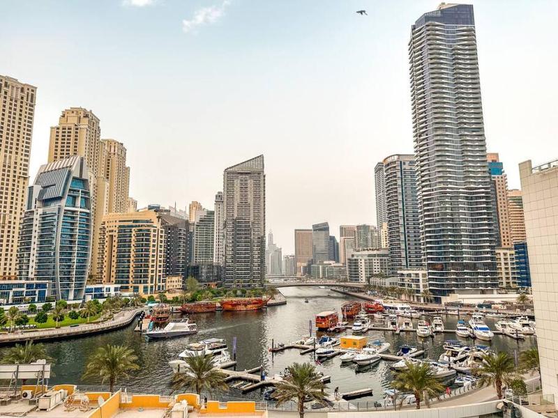 Luxurious 2 Bedroom With Iconic Marina & Arabian Sea View — комфортный отель в Дубае