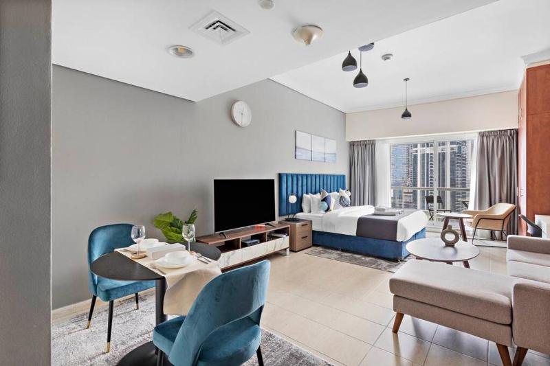 StoneTree - Stylish Studio near Metro Station — отель в Дубае, Объединенные Арабские Эмираты