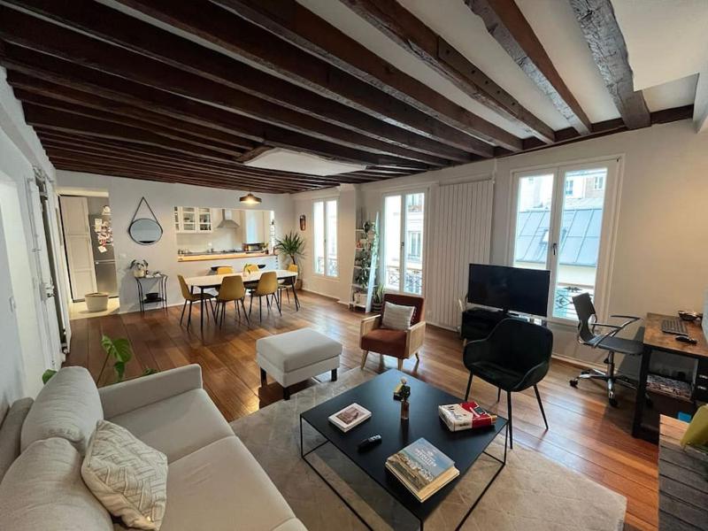 Lovely large apartment (4p) near Montparnasse — отель с удобствами в Париже