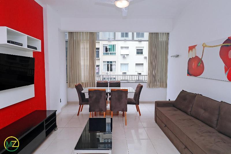 Moderno 3 quartos com vista mar no posto 6 — комфортный отель в Рио