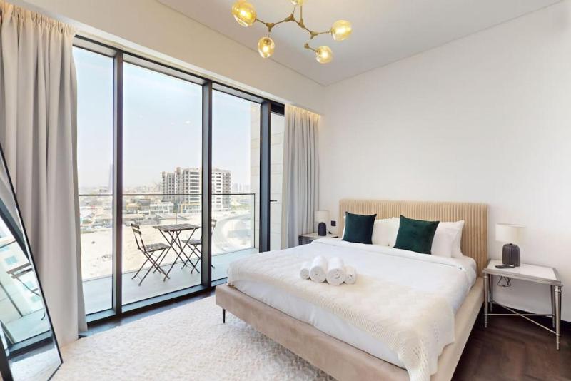 O Ten, Al Jaddaf - Spacious One Bedroom — отель с удобствами в Дубае