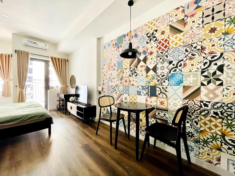Vintage house in Soho Residence by NHA TUI share — отель в Хошимине, Вьетнам