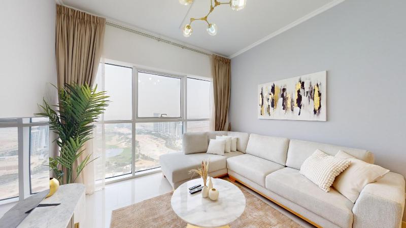 Primestay - Carson B 1BR, DAMAC Hills — комфортный отель в Дубае