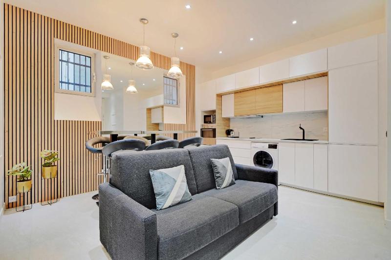 Cosy apartment - 2BR-6P - Haut Marais — отель с удобствами в Париже