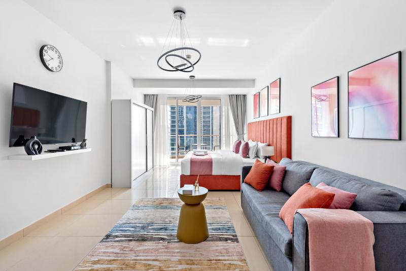 StoneTree - Modern Stylish Studio in JLT — отель с удобствами в Дубае