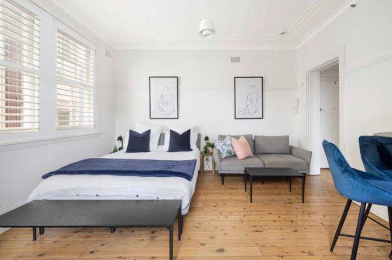 Art Deco Studio in the heart of Darlinghurst — отель с удобствами в Сиднее