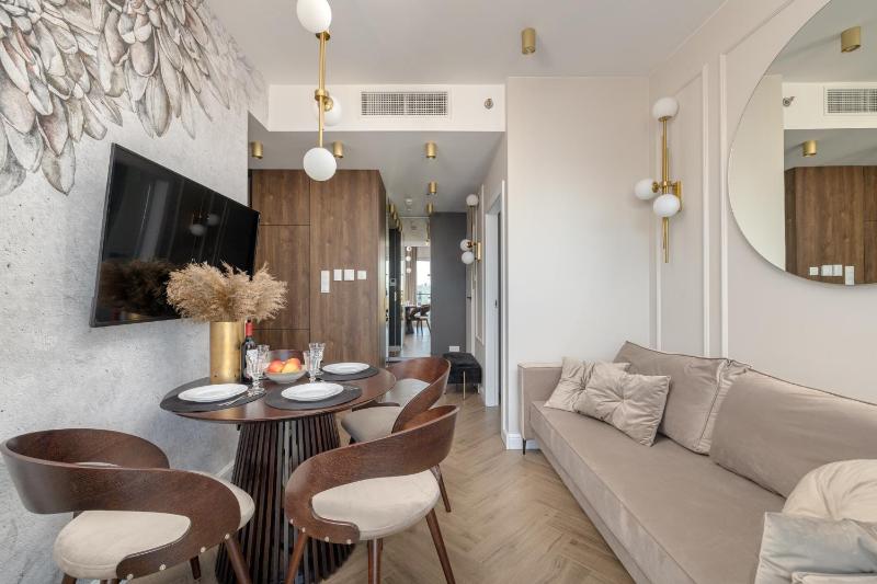 2-Bedroom DeLux Apartment with Private Sauna WWA25 — отель с удобным расположением в Варшаве