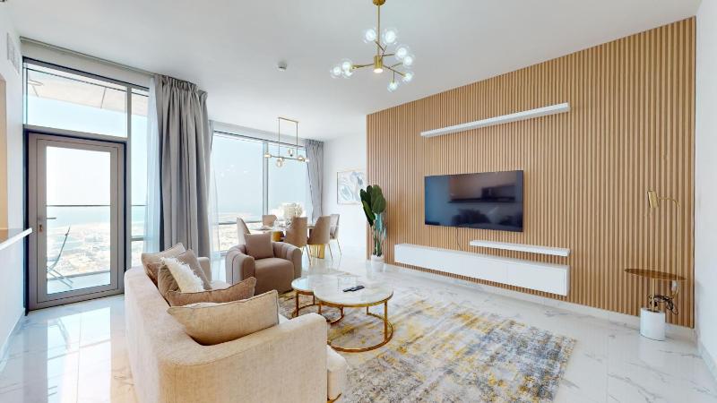 Primestay - Amna Tower 3BR plus Maids, Al Habtoor City — отель с удобным расположением в Дубае