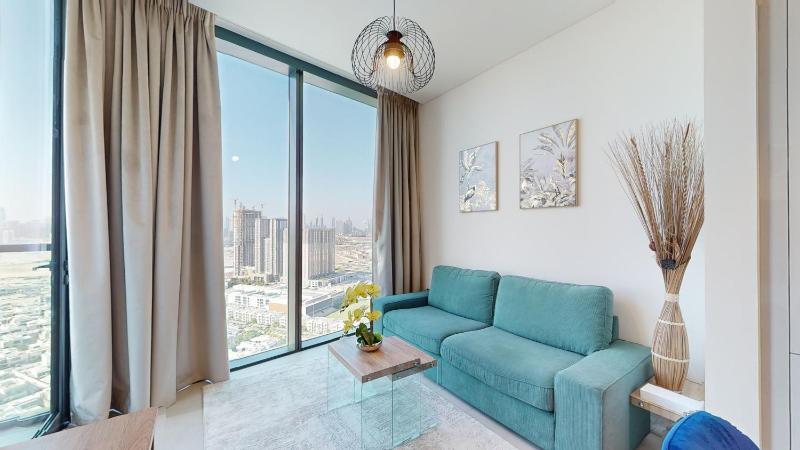 Primestay - Sobha Waves 1BR, Meydan — отель с удобным расположением в Дубае