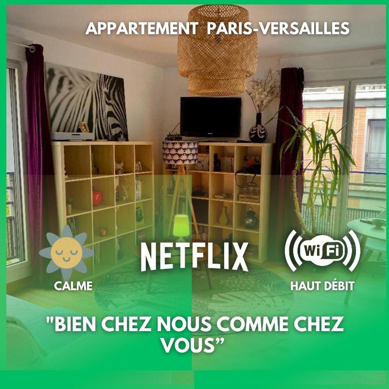 Paris-Versailles-Cosy-Calme-WIFI — отель в Париже, Франция