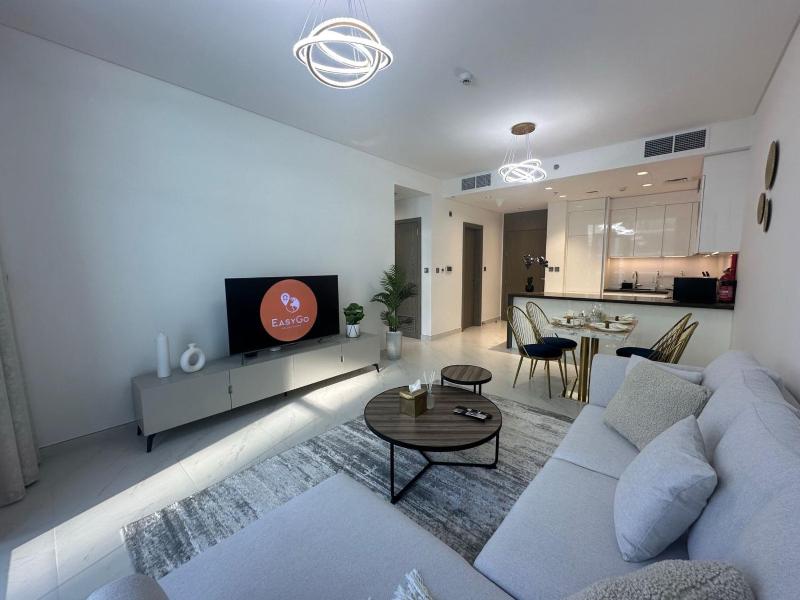 EasyGo - District One Residences 14 - 1 Bedroom Crystal Lagoon Pool View — комфортный отель в Дубае