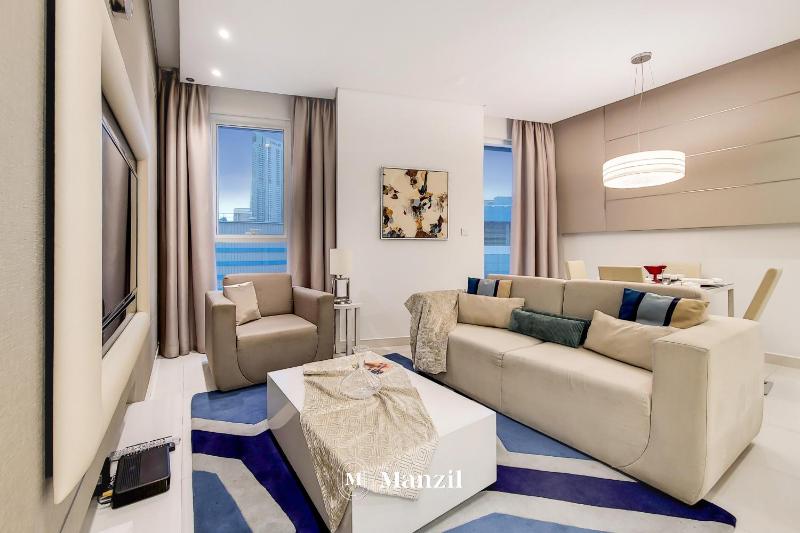 Manzil - Stylish 2BR in Business Bay near Dubai Mall — комфортный отель в Дубае
