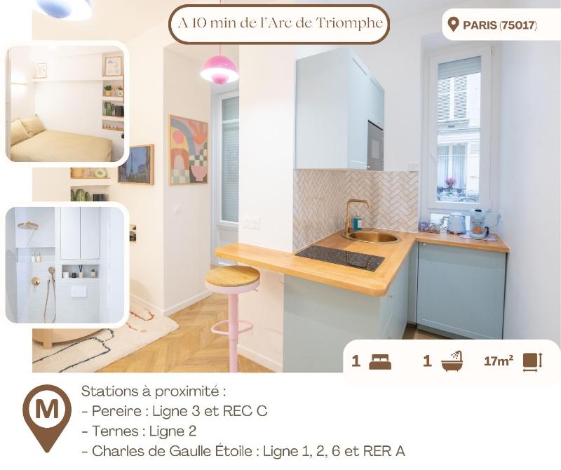 Charmant studio_ Champs-Elysees — отель в Париже, Франция