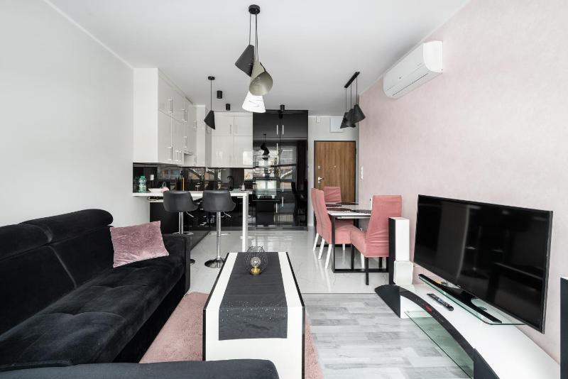 Praga Podskarbinska Modern Apartment — отель с удобным расположением в Варшаве