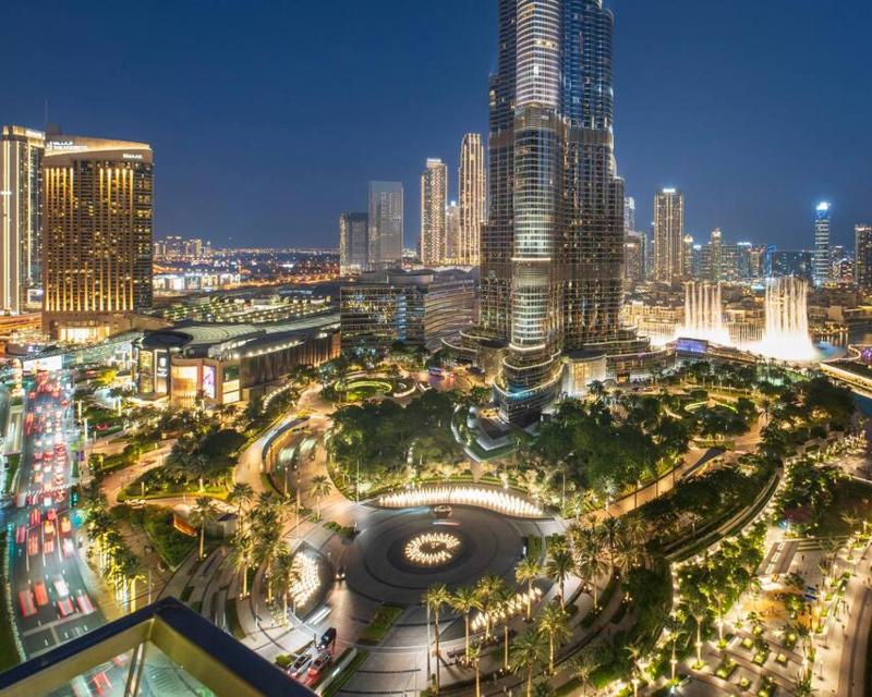FIRST CLASS 3BR with full BURJ KHALIFA and FOUNTAIN VIEW — комфортный отель в Дубае
