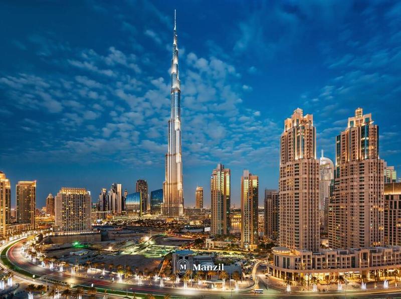 Manzil - 1BR in The Bay with Canal View nr Dubai Mall — комфортный отель в Дубае