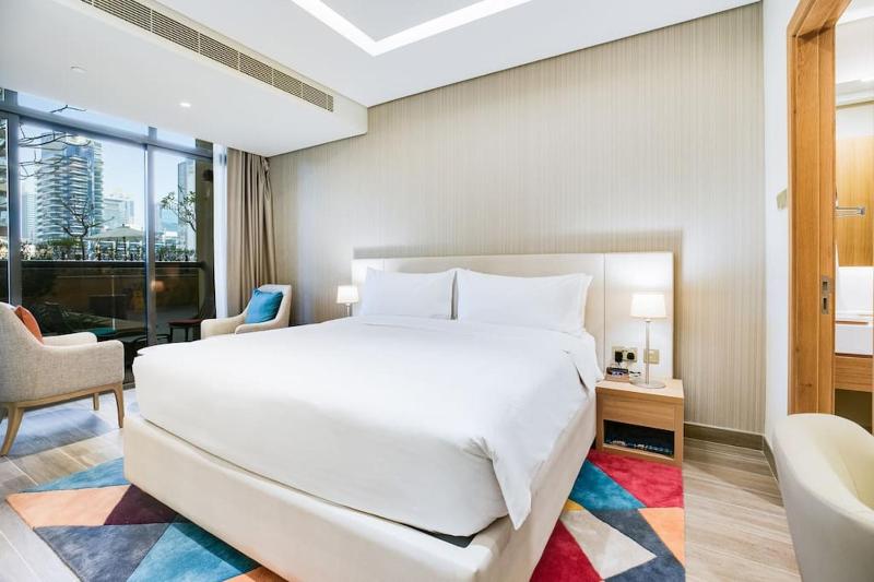 Keysplease Studio walking to Beach & Metro P50B,JBR — отель с удобствами в Дубае