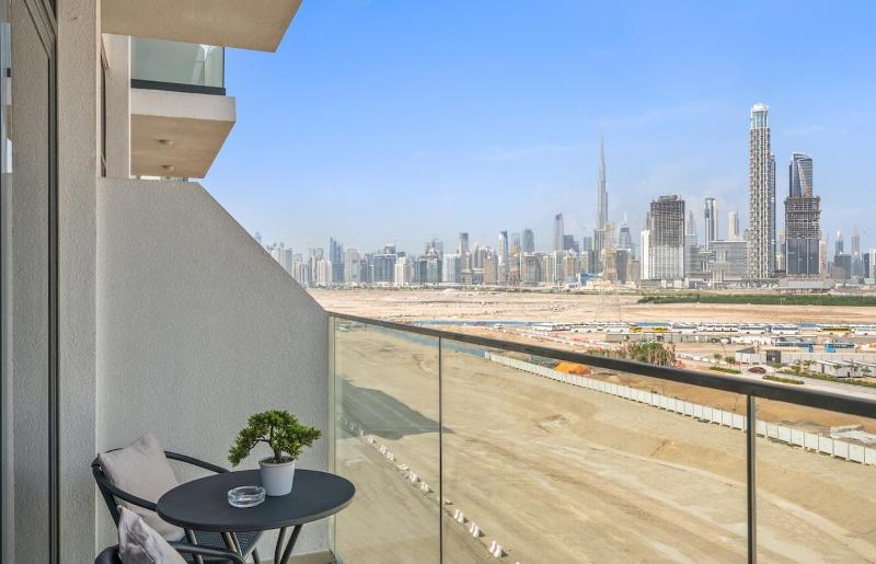 Exquisite Studio with Burj Khalifa View in Riviera — отель в Дубае, Объединенные Арабские Эмираты
